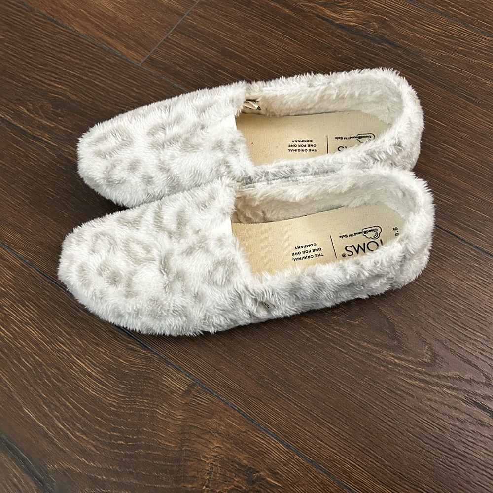 Tom’s Slippers, worn once